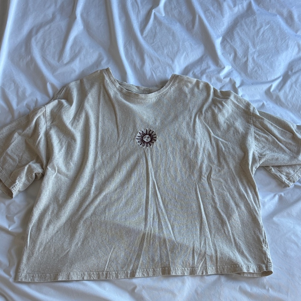Ghanda Co T-Shirt with Sunflower Design